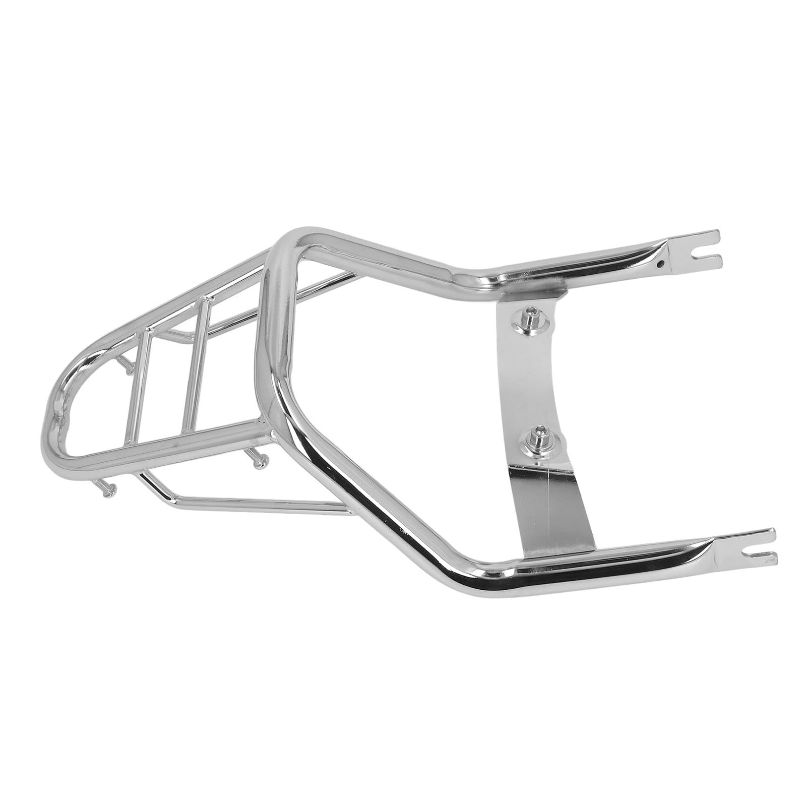 Yosoo Health Gear Portaequipajes Trasero, Portaequipajes Cromado de Acero Al Carbono para Monkey 125 2018 2022, Estante de Almacenamiento Duradero con Pasamanos para Motocicletas