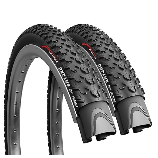 Fincci Paar 27,5 x 2.10 MTB Reifen Zoll 54-584 Fahrradreifen Faltbat Mantel für Rennrad Mountainbike Schlamm Fahrradmantel Schmutz Offroad Fahrrad 27.5x2.10 (2er Pack)