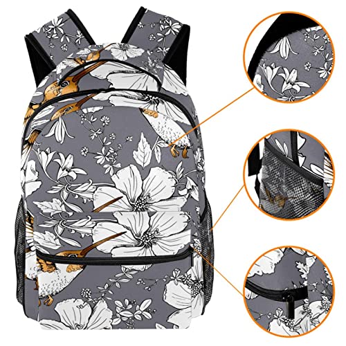 Sac à dos colibri décontracté et classique pour étudiants