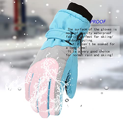 Kids Winter Gloves - Waterproof Ski Snow Gloves for Boys & Girls，Stylish, Warm, and Breathable for Cold Weather2