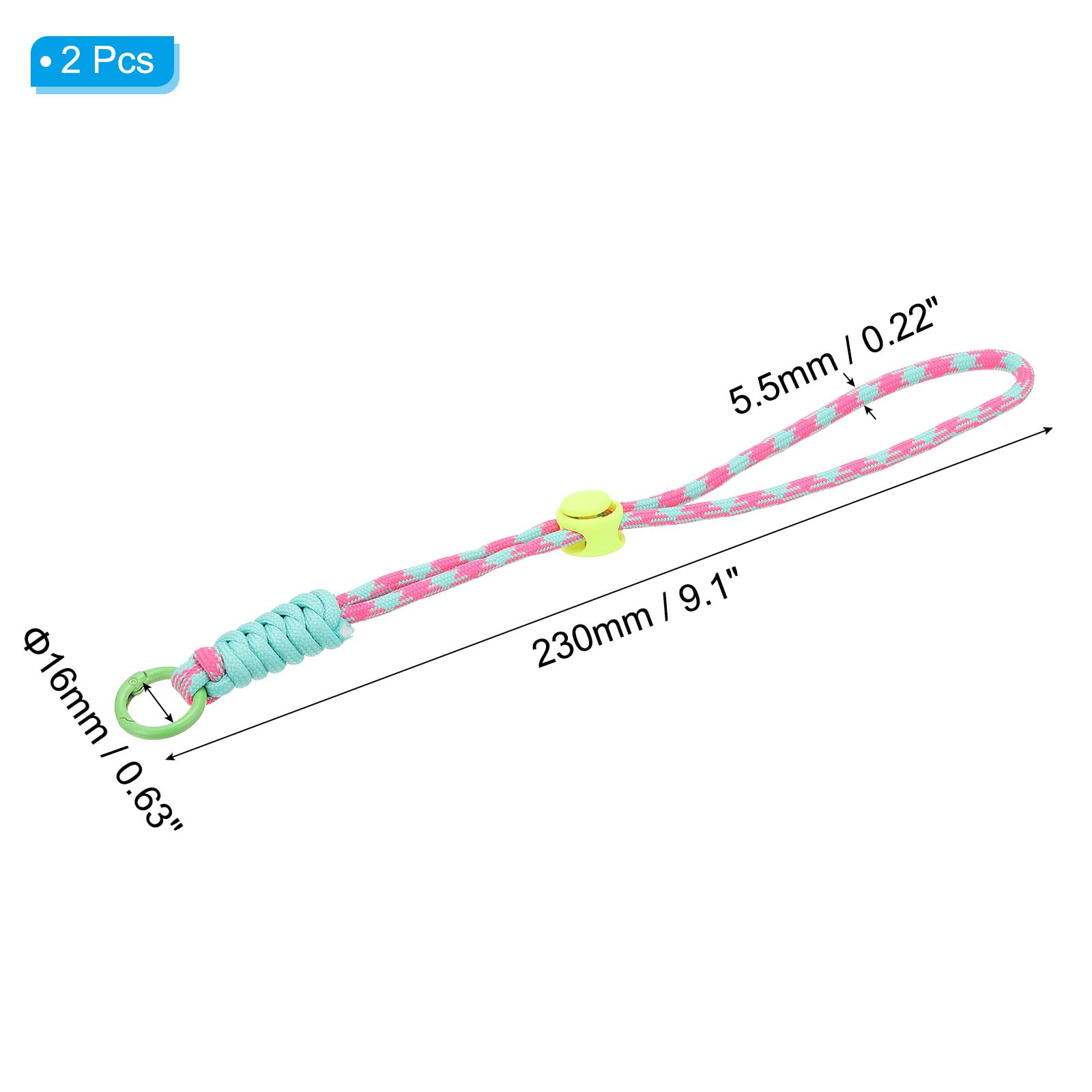 PATIKIL Paracord Lanyard Keychain - Image 2