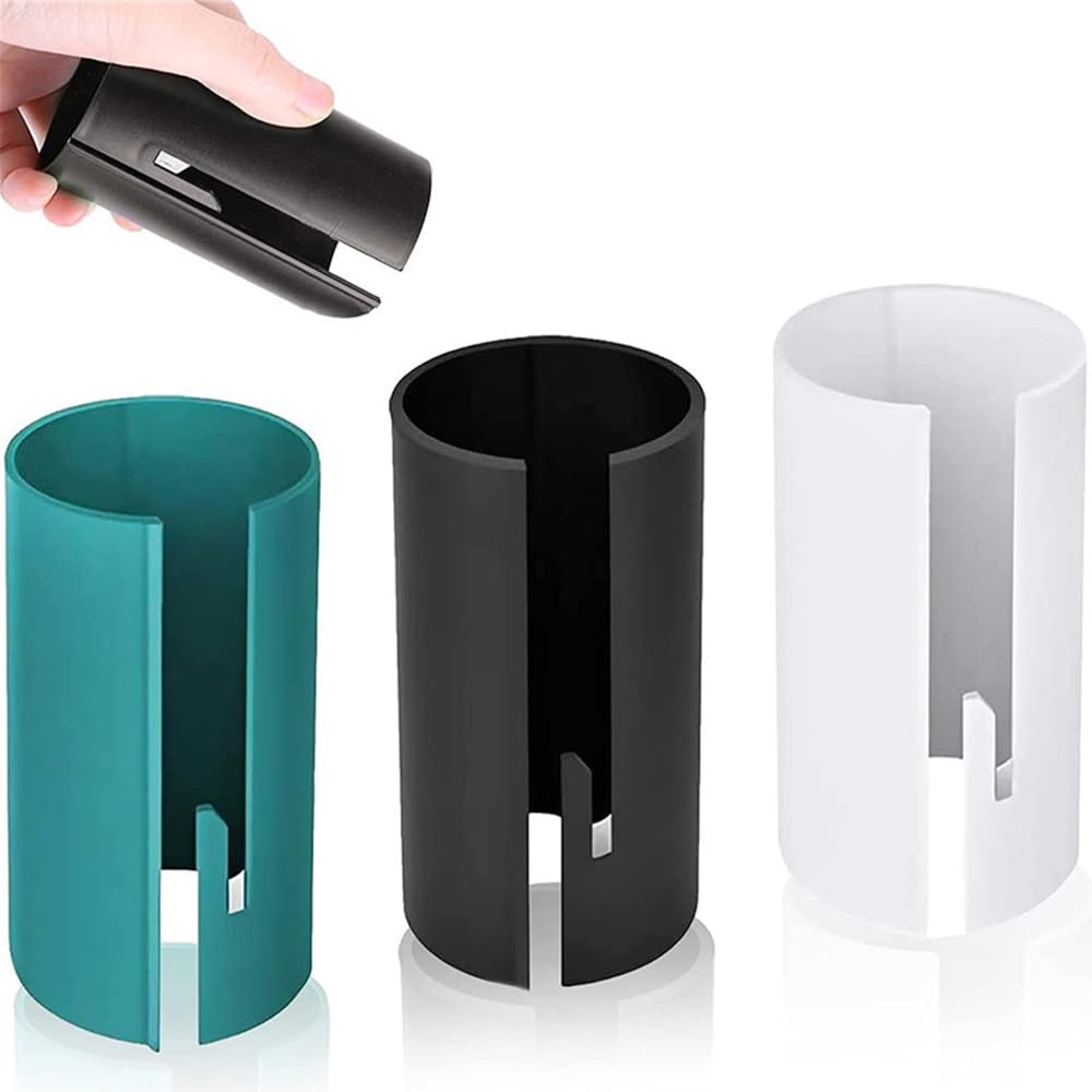 3 Pack Wrapping Paper Cutter, Gift Wrap Cutter, Wrapping Paper Cutter Tool Tube, Gift Wrap Tool, Christmas Wrapping Paper Cutter Tool Tube,Round Lip to Safer & Easier Cut