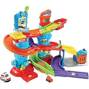 VTech 80-512904 TUT Baby politiestation Flitzer voertuigen babyauto, kleurrijk
