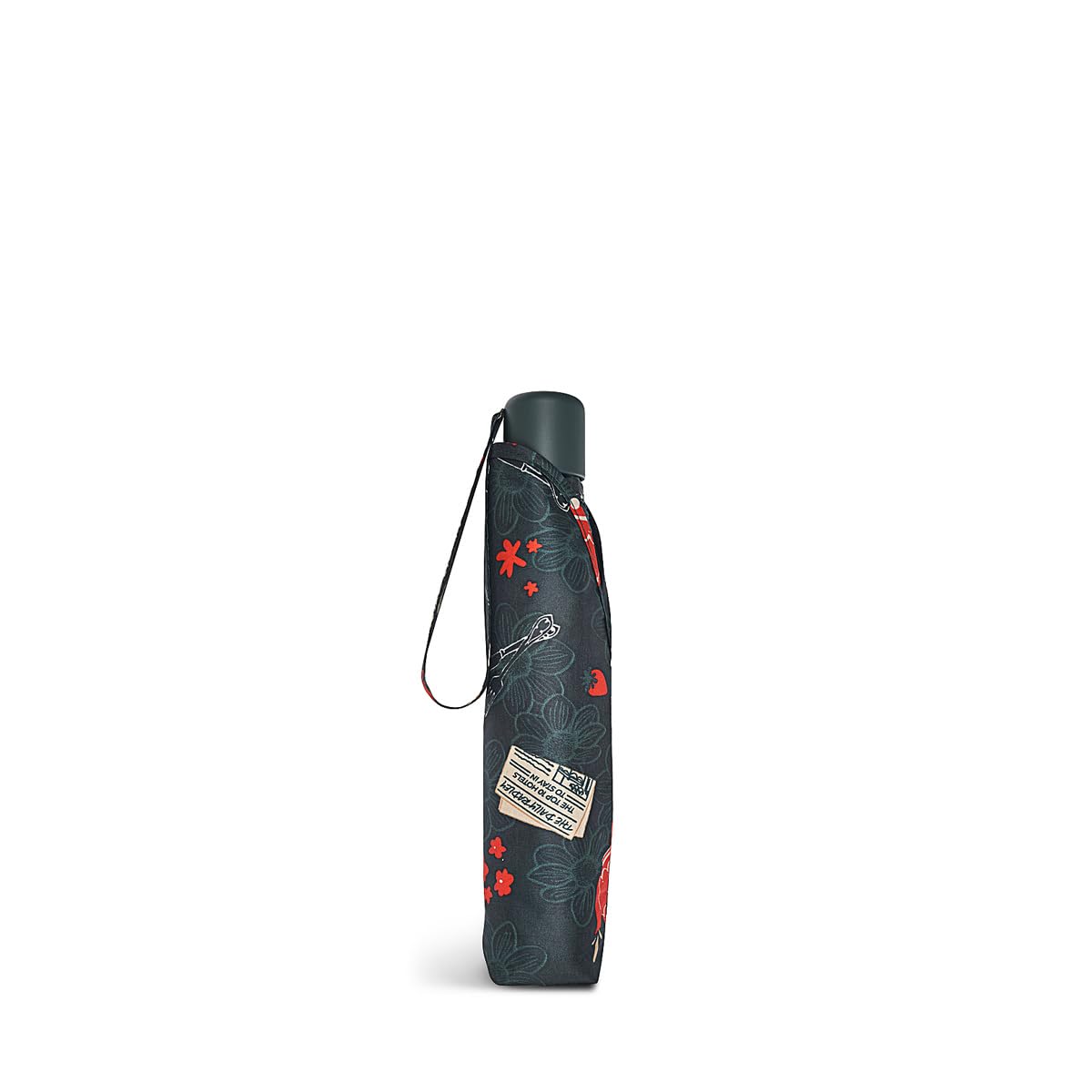 RADLEY Mini ombrello telescopico responsabile Bell Boy in Dragon Green, Gesso., Taglia unica