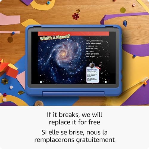 All-new Amazon Fire HD 10 Kids Pro tablet - ages 6-12 | 10.1" brilliant screen, parental controls, slim case | 2023 release, 32 GB, Nebula 7 51a5zHrGDLL. AC
