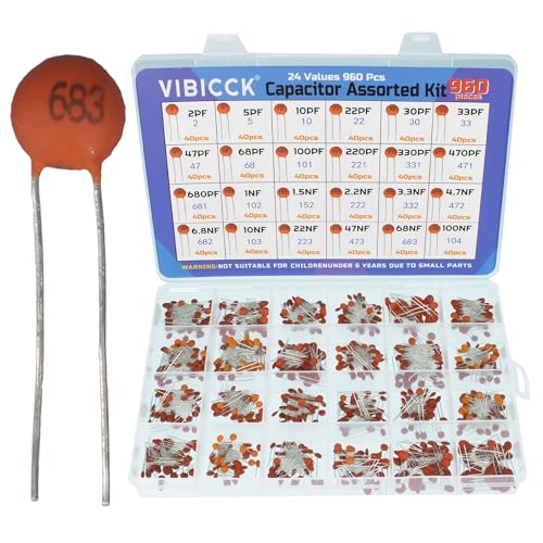 Condensateurs en céramique pas de puce DIY kit assortiment de composants électroniques 50V