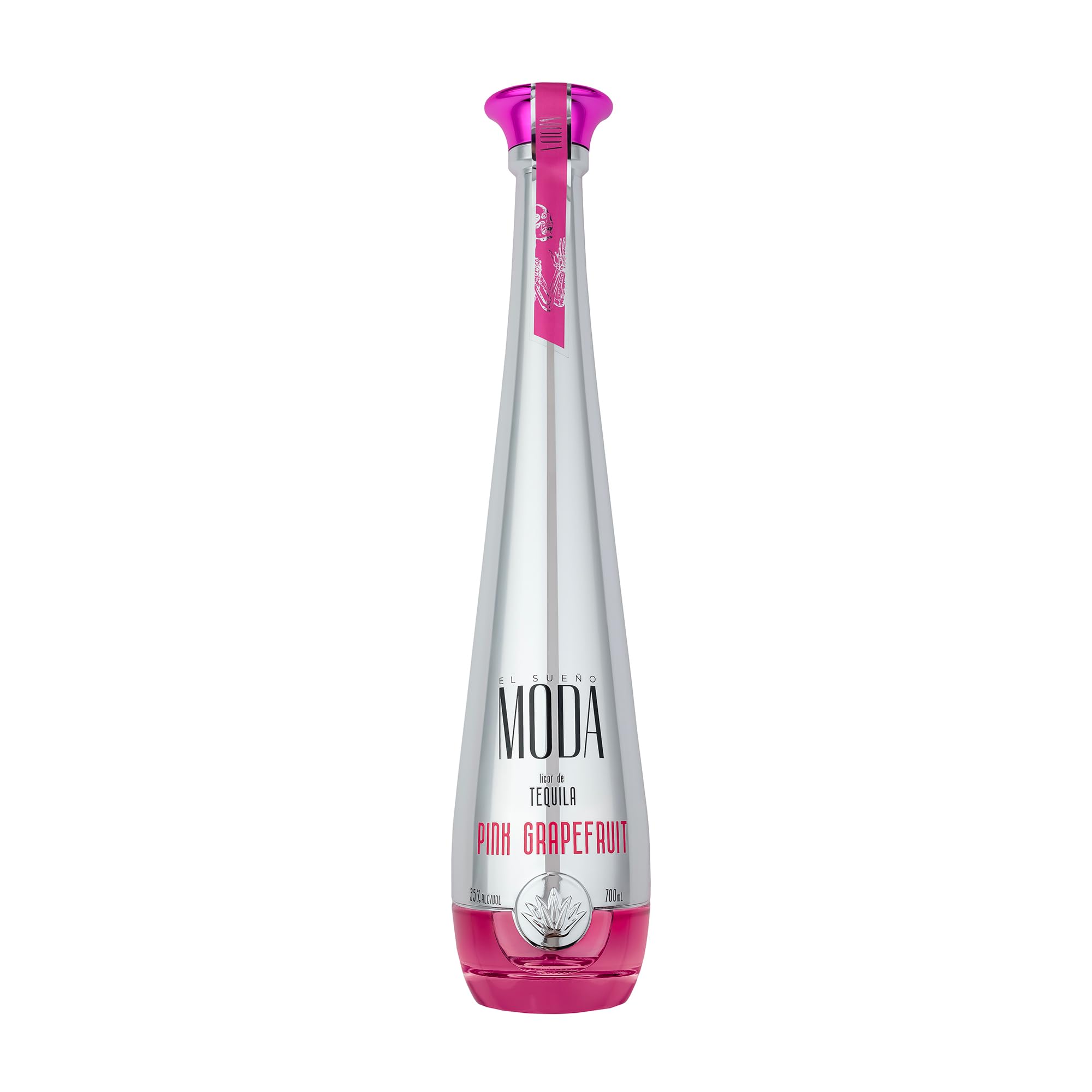 El Sueño MODA Pink Grapefruit Tequila 70cl (35% ABV) | Super smooth Tequila flavoured with vibrant pink grapefruit | Enjoy by itself or mix into a citrus flavoured cocktail