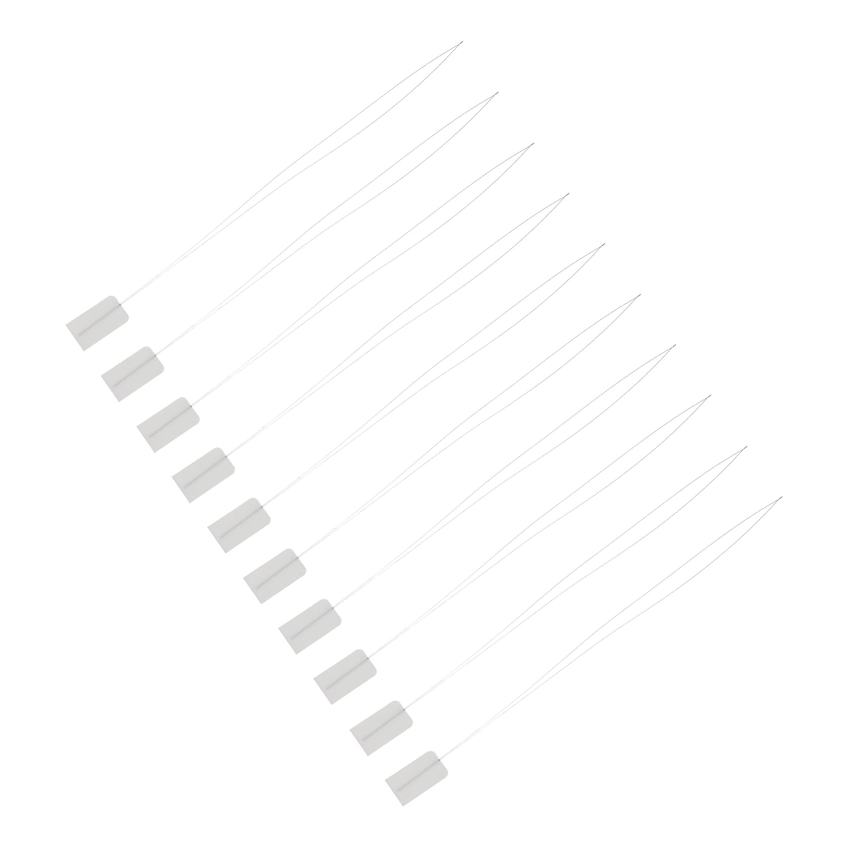 CIMAXIC Essential Beading Tools 10 Straight Thread Needles Beaded Opened Needles for Arts Crafts and Jewelry Creation