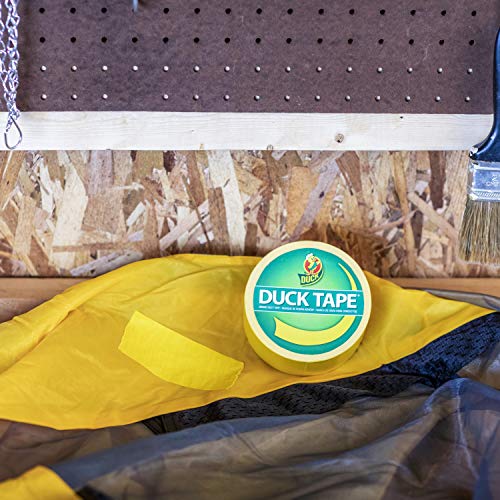 Image of Duck 285914 Color Duct Tape 3-Pack, 1.88 Inches x 20 Yards, 60 Yards Total, 3-Roll Pack, Yellow, 3 Piece
