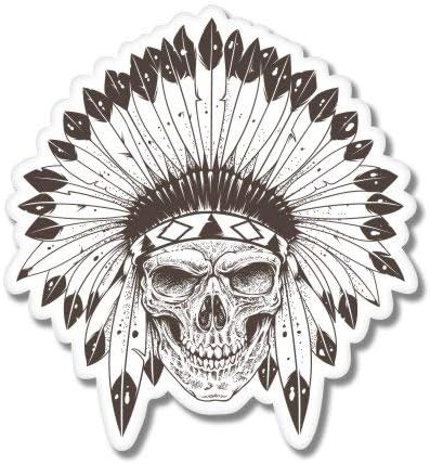 images Simple Indian Headdress Skull amazon com ak wall art indian chief