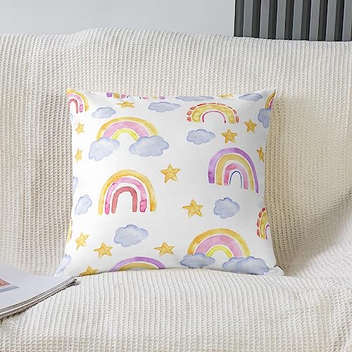 Housse de coussin 55x55 cm nuages et étoiles en lot de 2 Loussiesd - 3