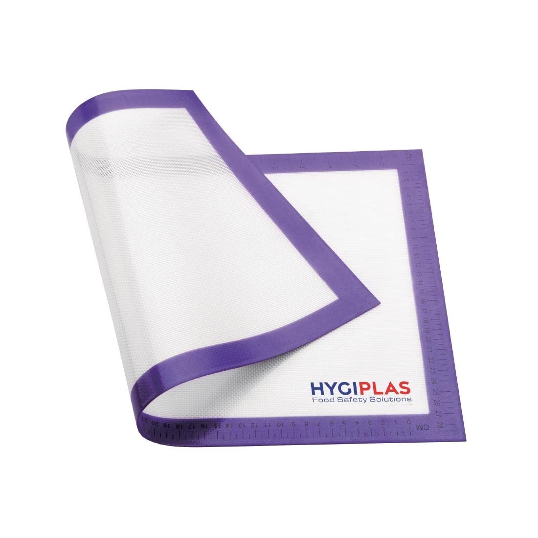 Hygiplas Allergene Silikon-Backmatte, antihaftbeschichtet, 520 x 315 mm, langlebig, leicht zu reinigen, ofenfest, hitzebeständig, wiederverwendbar, für Brot, Gebäck, Backen, Ofen, Backblech