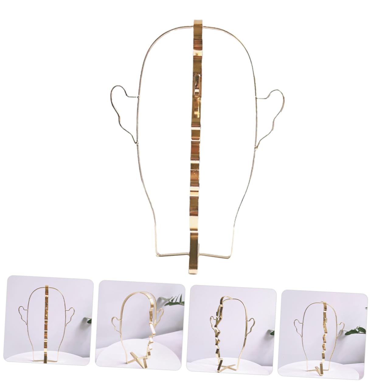 Alipis Soporte Metálico Dorado para Gafas y Gafas de Sol Expositor Estable y Compacto para Hogar y Tienda Organizador Práctico para Almacenamiento Diario