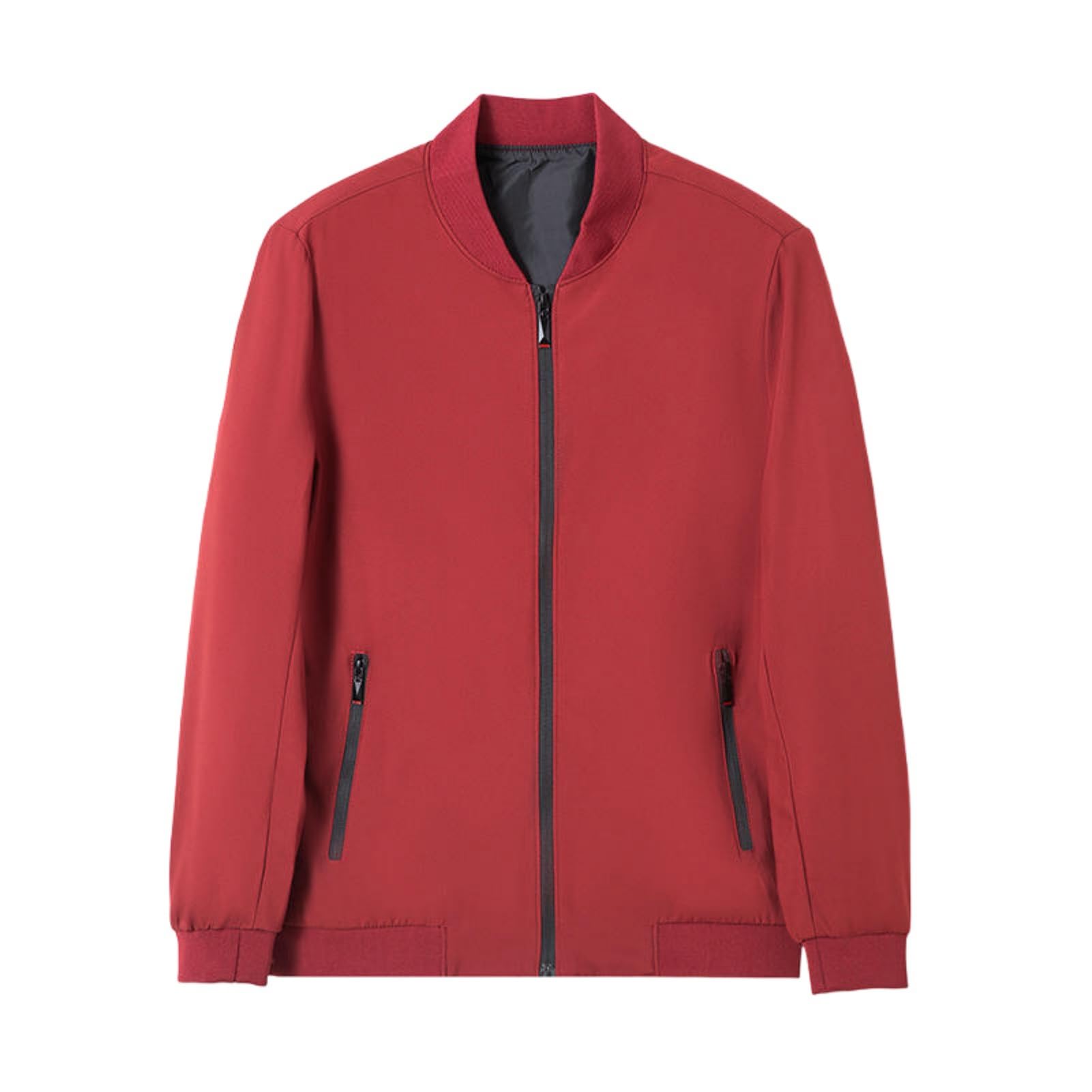 Giacca da uomo primavera autunno casual colletto alto