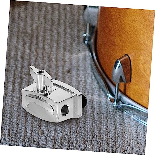 Soporte de pata para Tom Floor Drum BESPORTBLE, montaje rápido compatible con varios modelos de tambor, accesorio durable y confiable para percusión miniatura 4