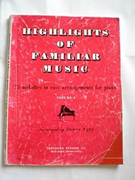 Paperback Highlights of Familiar Music Volume 1 :Piano Book