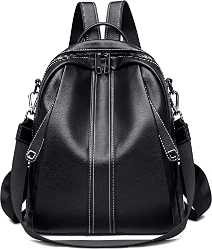 Image of ProArch Women's PU Leather Stylish and Trending Backpack for College Office Travel Anti Theft Backpack Purse for Women and Girls with Sling Belt| Casual