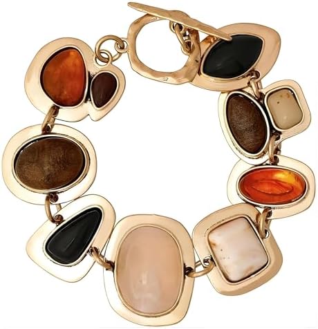 Pulseira Feminina Moderna Geométrica — Elegante e Maximalista, Ac...