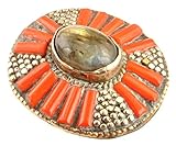 Anillos de perlas de estilo vintage para mujer, talla 61,5 (tamaño aproximado), chapados en plata de ley y oxidado, para mujer. Disfruta de un acabado duradero.
