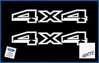 Vista 2 de Calcomanías de 4 x 4 para Ford F150 (2015-2020) y F250 F350 (2017-2020) Juego de 2, Rojo