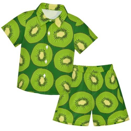 Image of visesunny Little Boys Short Sleeve T-Shirt Beach Shirts for Kids Casual Shorts Set Summer Clothes Outfits