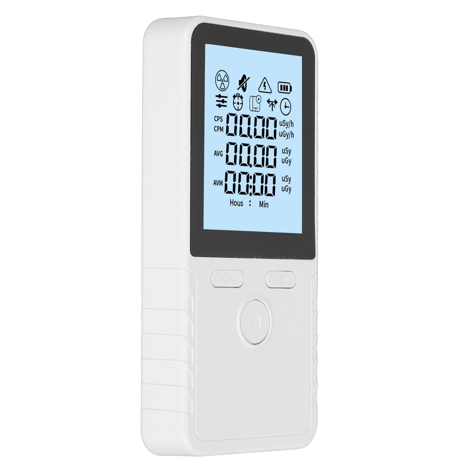 Tester de Radiación de Contador de Geiger, Portaplecounter, Detector de Radiación Mide Beta X y Rayos de la Batería Alimentado para la Prueba de Nivel de Radiación, Contadores de