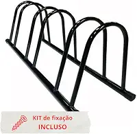 Suporte Bike Chão 3 Vagas Para Condominio Casa Aro 24 ao 29 Bicicletas