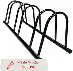 Suporte Bike Chão 3 Vagas Para Condominio Casa Aro 24 ao 29 Bicicletas