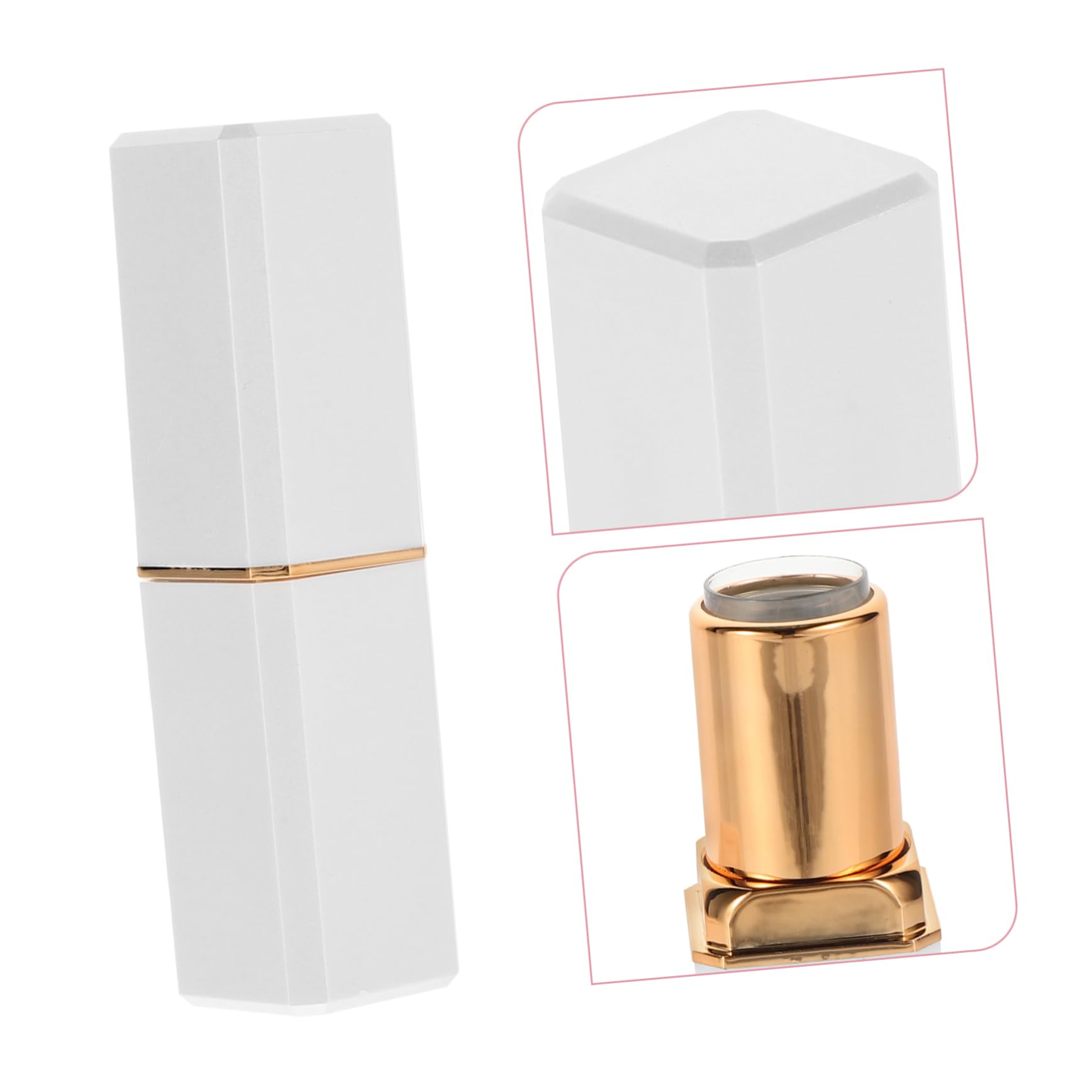 PACKOVE Tubo De Labial Rellenable Envases Vacíos Para Gloss Labial Capacidad Para Diy Y Maquillaje De Niñas 10 Piezas*4