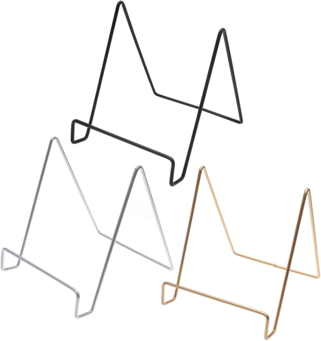 NUOBESTY Easel Stand Book Display Stand Pack of 3 Plate