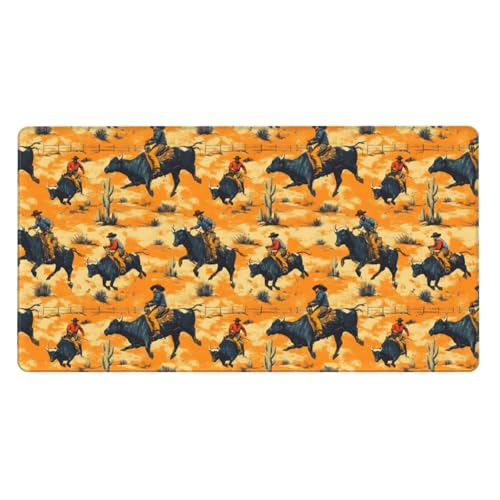 Grand tapis de souris de jeu Cowboys occidentaux pour sublimer votre bureau de télétravail
