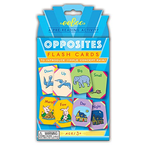 eeBoo Flash Cards Opposites