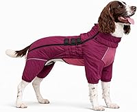Vista 1 de Chaleco cálido de doble capa para perro, 4 patas cubiertas, resistente al viento, impermeable, reflectante para perros pequeños, medianos y grandes
