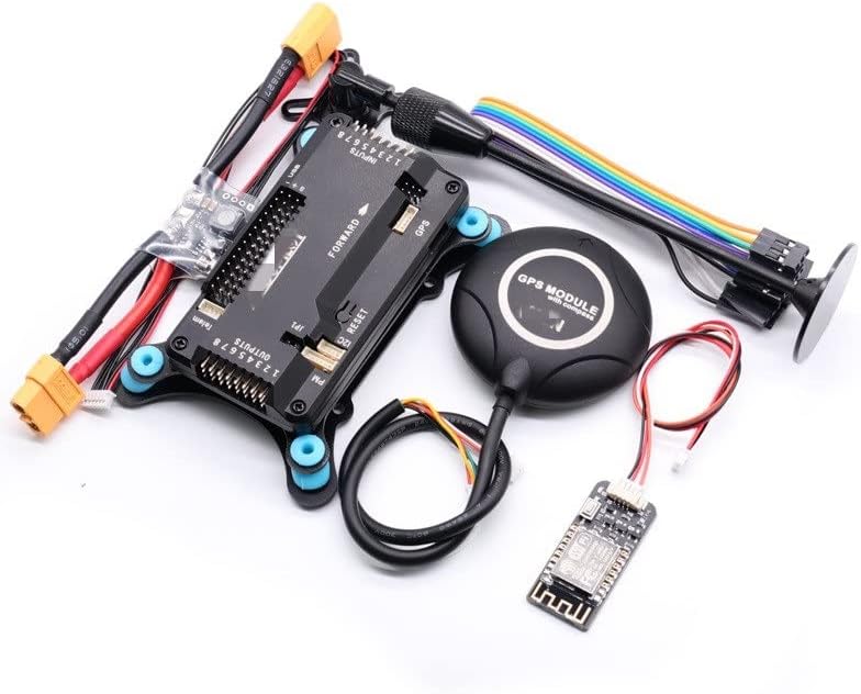 Miniatura 7 de Accesorios para drones APM2.8 para controlador de vuelo Ardupilot + para M8N GPS brújula integrada + soporte GPS + amortiguador para cuadricóptero