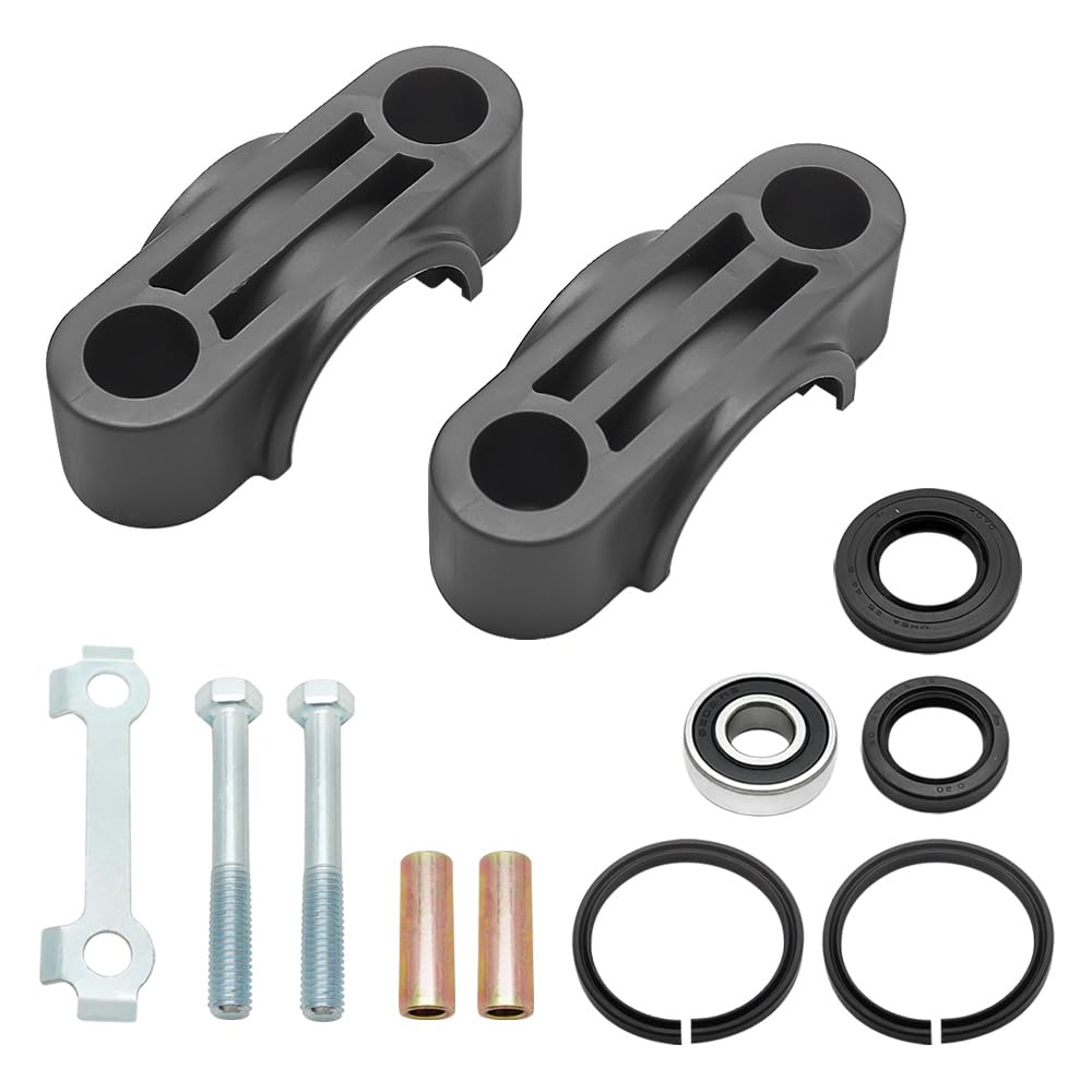 Kit de reparación de columna de dirección con casquillos rodamientos retenes y arandelas para Yamaha Raptor Banshee Warrior Wolverine YFZ450 Grizzly Big Bear Kodiak Bruin 350 400 450 550 600 660 700