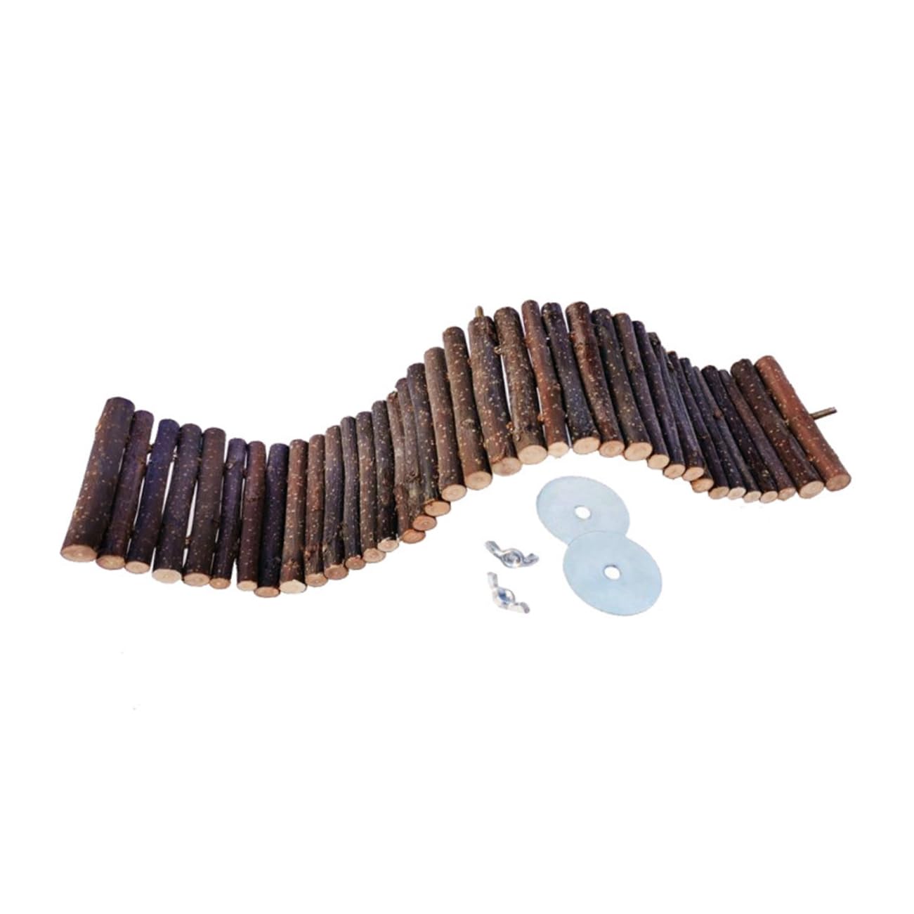 BESPORTBLE 3stücke Kletterleiter Aus Holz Für Kleintiere Spielzeug-brücke Für Hamster Meerschweinchen Und Andere Nager Kauartikel Und Spielplatz Für Haustiere