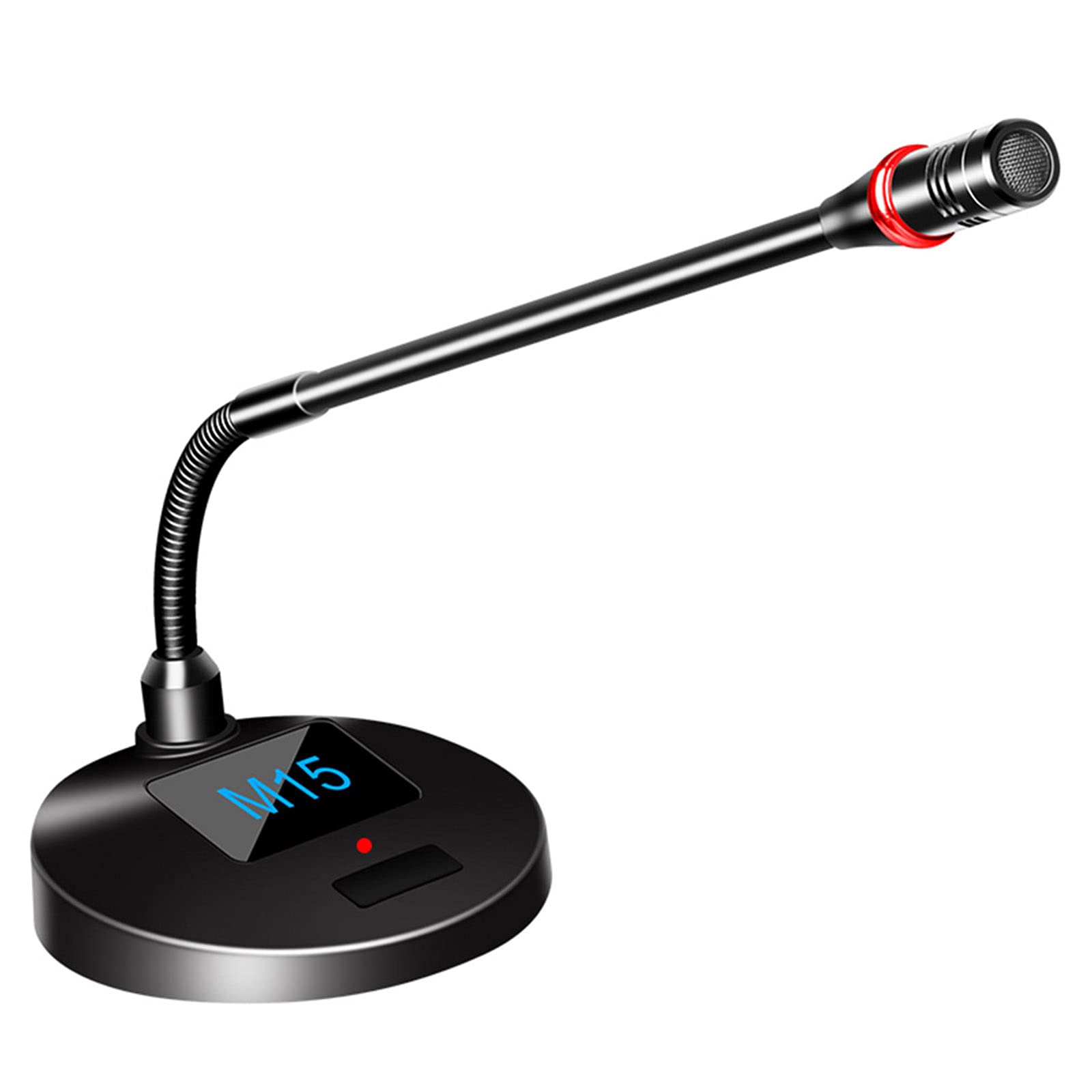 TrueCartMicrophones M15 Desktop Megaphone Speech Notebook Karaoke Game Sound Receiver Suitable for Home Office Conference Entertainment-image-37