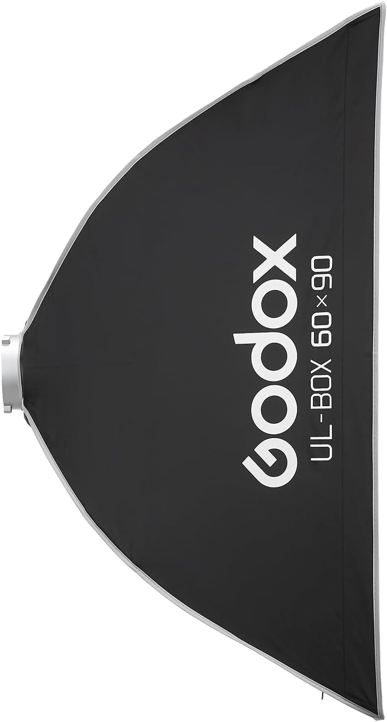 Godox UL-Box 60x90 cm / 24x35 Pulgadas Paraguas Softbox de Liberación Rápida - Softbox Rectangular Compacto，con Difusores，Rápida Instalación, Compatible con Montura Bowens
