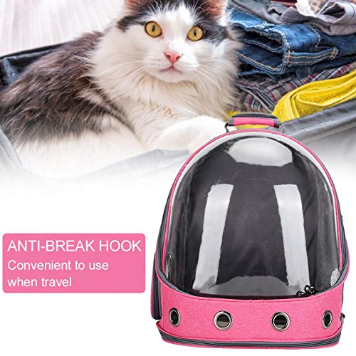 Mochila para animais de estimação, bolsa transparente para gatos, suprimentos para transporte de ani
