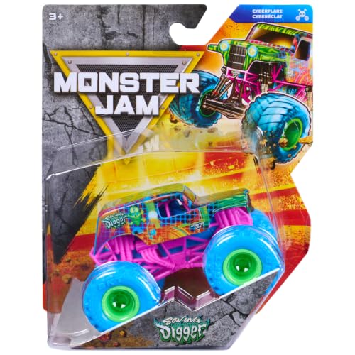 Monster Jam Son-uva Digger Monster Truck Die-Cast Vehicle, 1:64 Scale