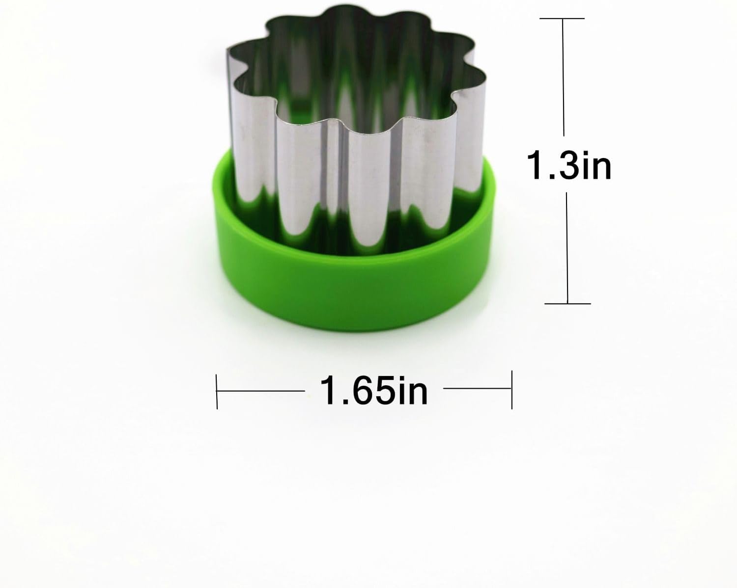 1.5" Vegetable Cutter Shapes Set - Mini Cookie Cutters Fruit Cookie Pastry Stamps Mold for Kids Baking and Food Supplement Tools Accessories (9pack)