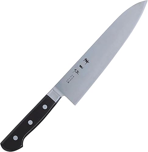 Kanda Saku - Cuchillo Gyuto de madera contrachapada negra, 8.3 in