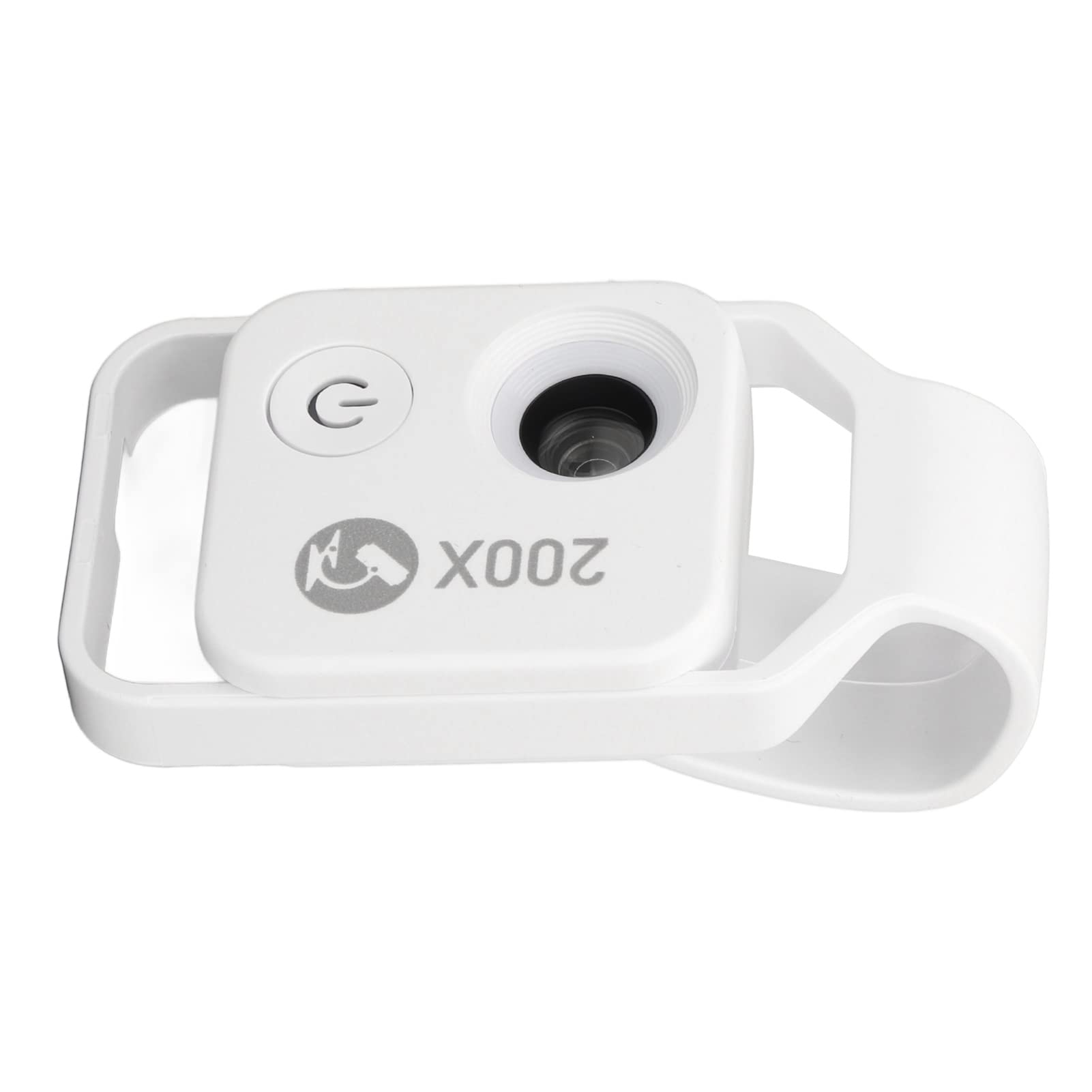 Ejoyous Handymikroskop 200X LED CPL Clip Design für Schmuck (White)