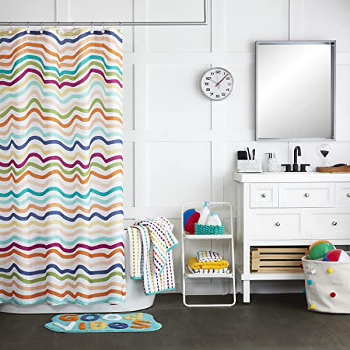 Image of SKL Home by Saturday Knight Ltd. Making Waves Shower Curtain,Multi