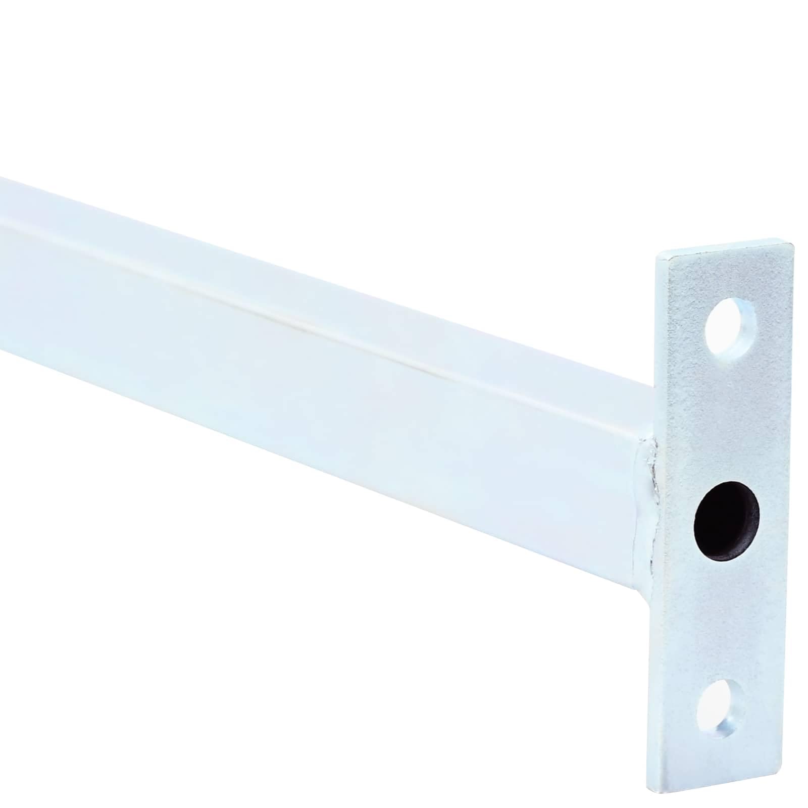 6 vigas de seguridad ajustables de acero plateado para ventana de 710 a 1200 mm, para ventanas de madera, plástico, aluminio, ideal para protección contra robos y protección térmica