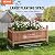 VEVOR Wood Planter with Trellis,30" x 13" x 61.4" Outdoor Raised Garden Bed with Drainage Holes, Free-Standing Trellis Planter Box for Vine Climbing Plants Flowers in Garden, Patio, Balcony