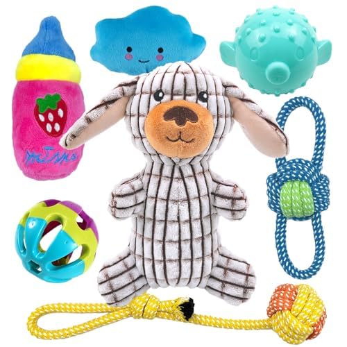 ペットのおもちゃ 犬ロープおもちゃ 音の出るおもちゃ 犬用玩具 噛むおもちゃ ペットきしむおもちゃ 音が鳴る ロープ オモチャ ペットのおもちゃ ペットトイ ペット用 玩具 コットン ストレス解消 歯磨き 子犬/小型犬に適応
