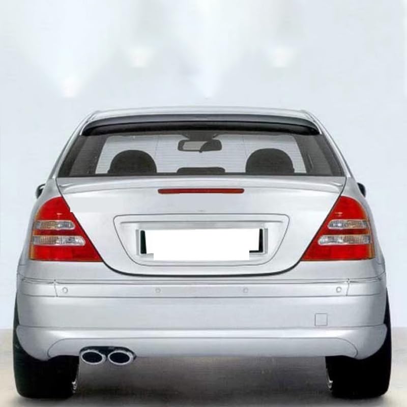 Spoiler Posteriori Auto Per Benz Classe C W203 2001-2006 Baule Posteriore Lip Spoiler Lunotto Sul Tetto Spoiler Plastica ABS Tuning Body Kit Accessori