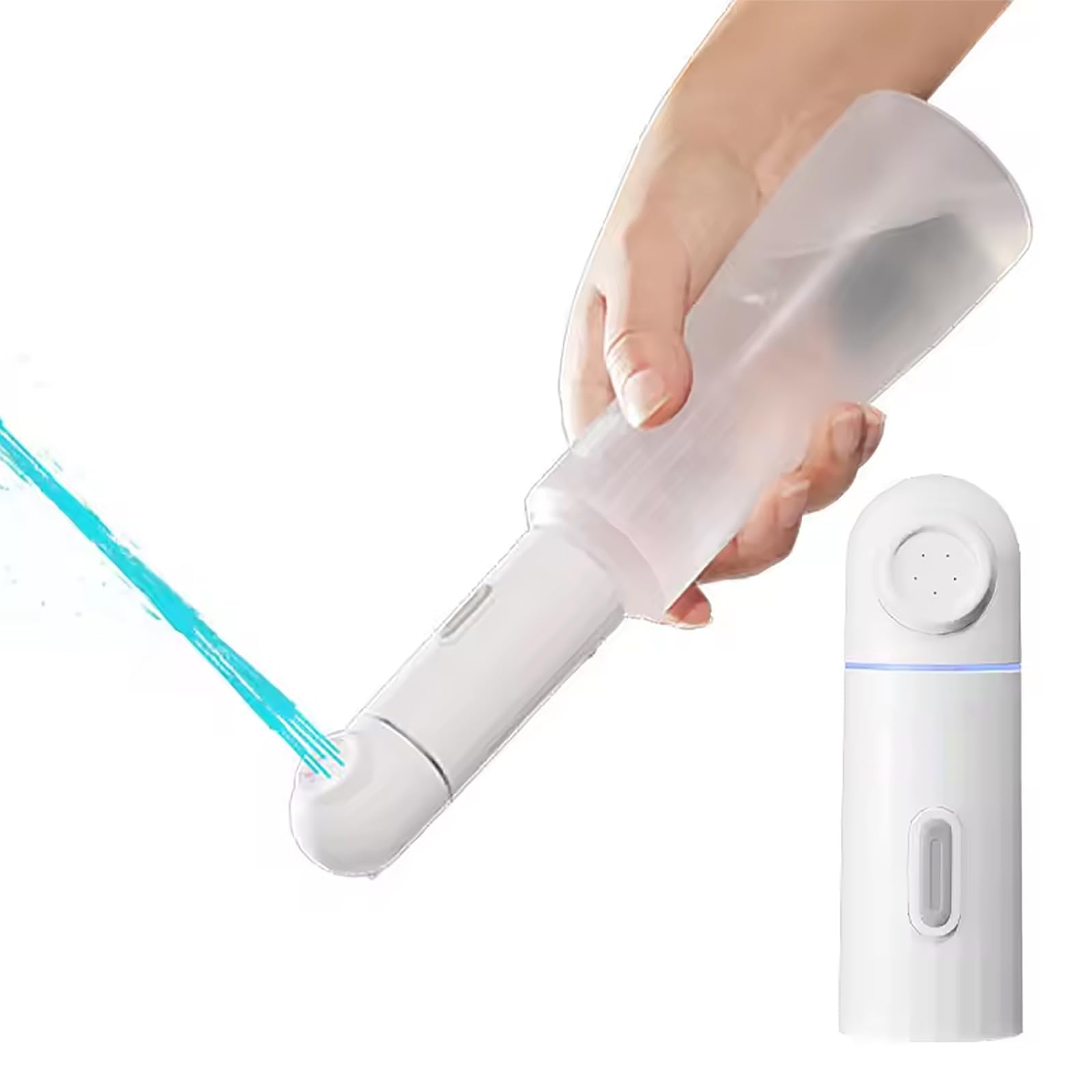 Bidé eléctrico portátil, recargable tipo C, mini bidé portátil de mano con botella, 2 modos de agua, IPX7 impermeable, para limpieza de higiene personal