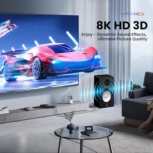 image for HDMI Audio Extractor 4K 120Hz, avedio links 8K@60Hz HDMI Audio Adapter